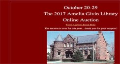 Desktop Screenshot of ameliasauction.org